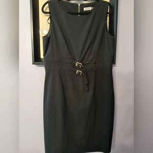 CALVIN KLEIN BLACK OFFICE DRESS